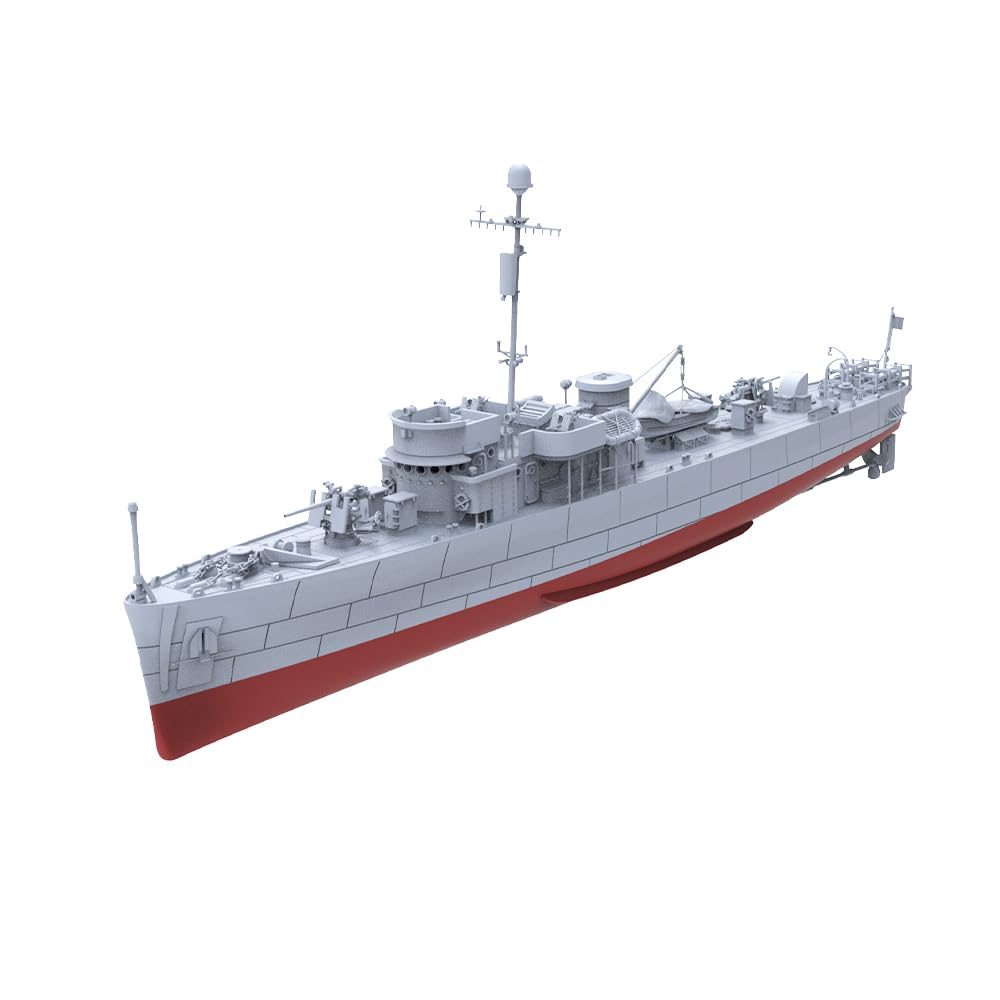 MRY-SFW SSC144599S-A 1/144 zestaw do budowy modelu wojskowego USS PC-461 klasa Carmi Sub-Chaser pełny kadłub segmentowy