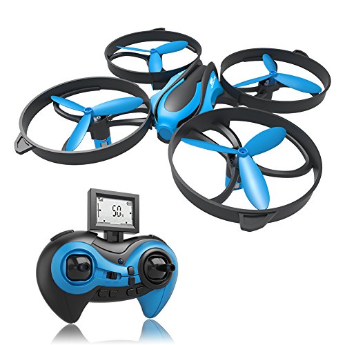 RCtown ELF II Mini Drone for Kids Altitude Hold Height Headless Mode 3D 360° Flips & Rolls RC Quadcopter One-Key Return Helicopter Steady Super Easy Fly for Beginners (Blue)
