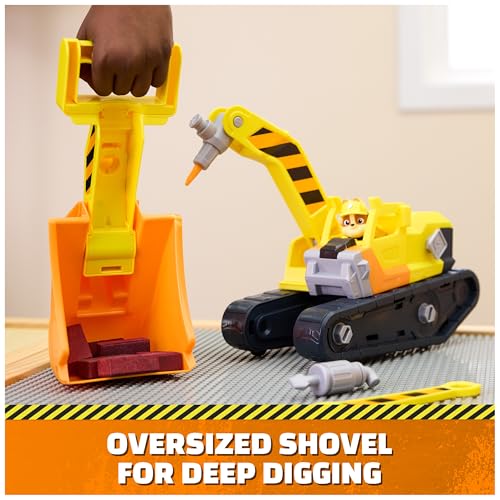 Rubble & Crew Rubble’s Ultimate Tool Bulldozer Vehicle & Collectible Figure - image 6