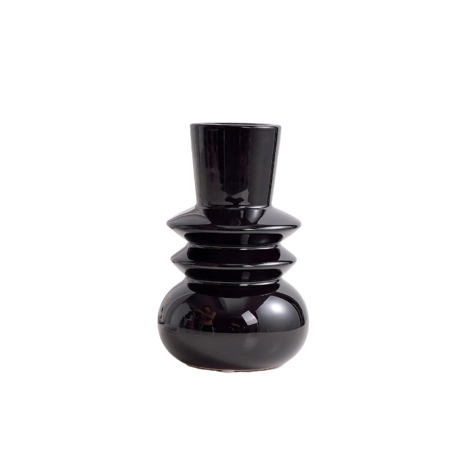 Flower Holder Irregular Ceramic Flower Vase For Living Room Tabletop For Centerpiece