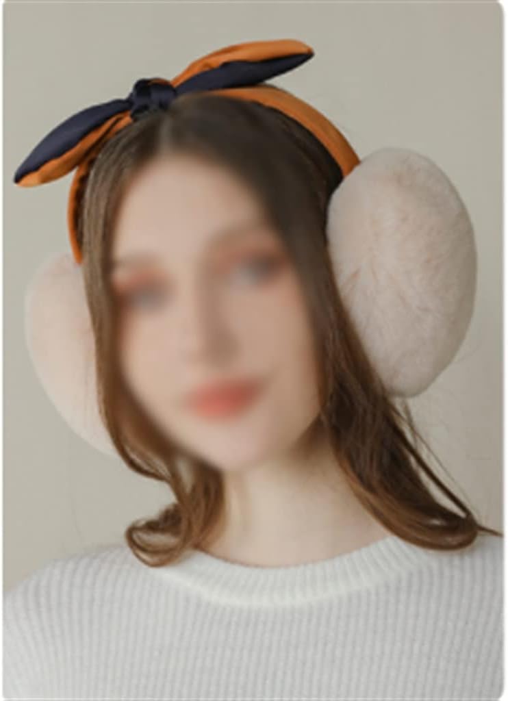 Earmuffs Women's Winter Warm Plush Cute Riding Ear Hats Outdoor Protection Foldable