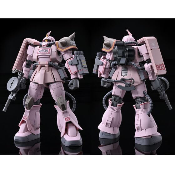 HG シャア専用 高機動型ザクII ザク・デザートタイプ ピンクパンサー隊機 プレバン11時】「ジム・スナイパー」【12時】「シャア専用高機動