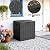 EasyUp 35 Gallon Outdoor Storage Box, Outdoor Deck Boxes for Garden Tools Equipment,Cushions and Patio Storage,Lockable and Resin,Easy to Install(Black)
