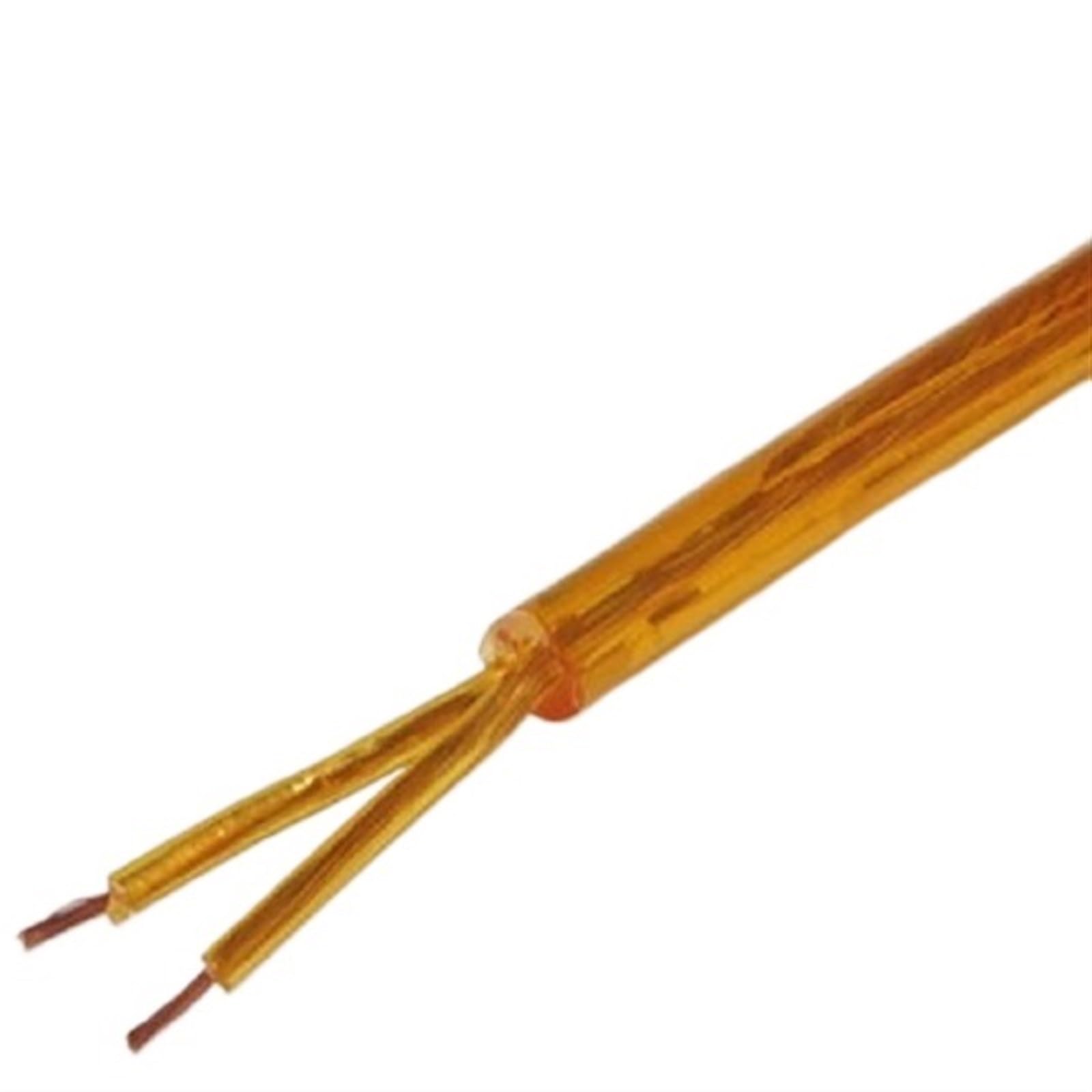 Cavo multi-conduttore per esterni, Cavo elettrico for lampada di illuminazione trasparente 2 x 1,0 mm Cavo di alimentazione dorato trasparente Cavo di illuminazione for lampadario a sospensione piatto