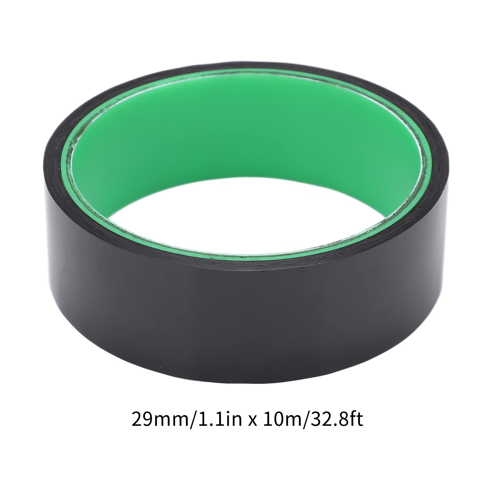 equlup Bicycles Tubeless Rim Tape, 10m .8ft Bicycles Tubeless Tire Pad PET Vacuum Ring Lining Belt Sealing Tire Pad Tape for Mountain Bikes (29mm*10M)