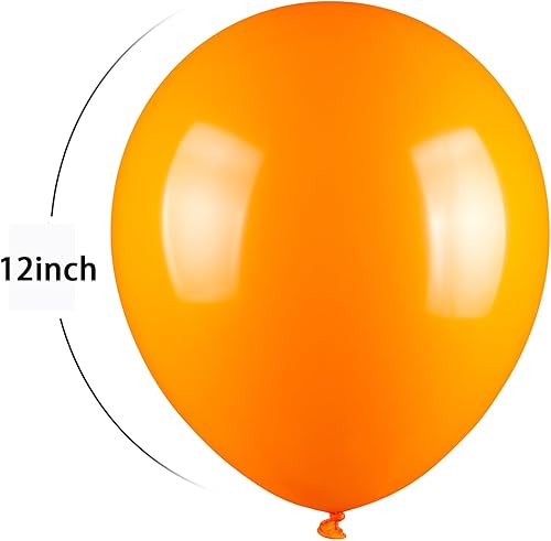 Miniatura 2 de 70 globos naranjas, globos de látex naranja de 12 pulgadas para arco de guirnalda de globos, para cumpleaños, baby shower, boda, San Valentín,