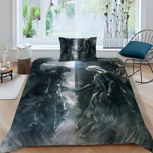 Housse de couette garçon 135x200 fermeture éclair microfibre Les Anges 3D - 3