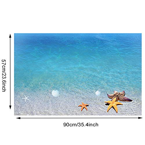 Sengter 3D Starfish Wall Decal Removable Under The Sea Wall Stickers For Bathroom Living Room Bedroom Toilet Decor #TOP4
