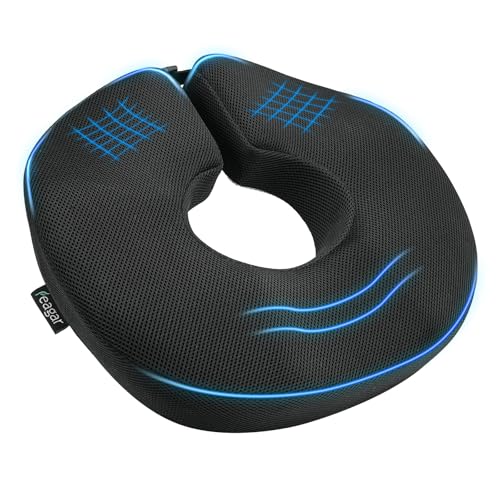 Feagar Sitzkissen - Verstellbarer Orthopädischer Sitzring, Donut...