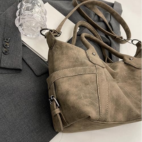 Bolso de hombro casual vintage de gran capacidad para viaje y trabajo 6