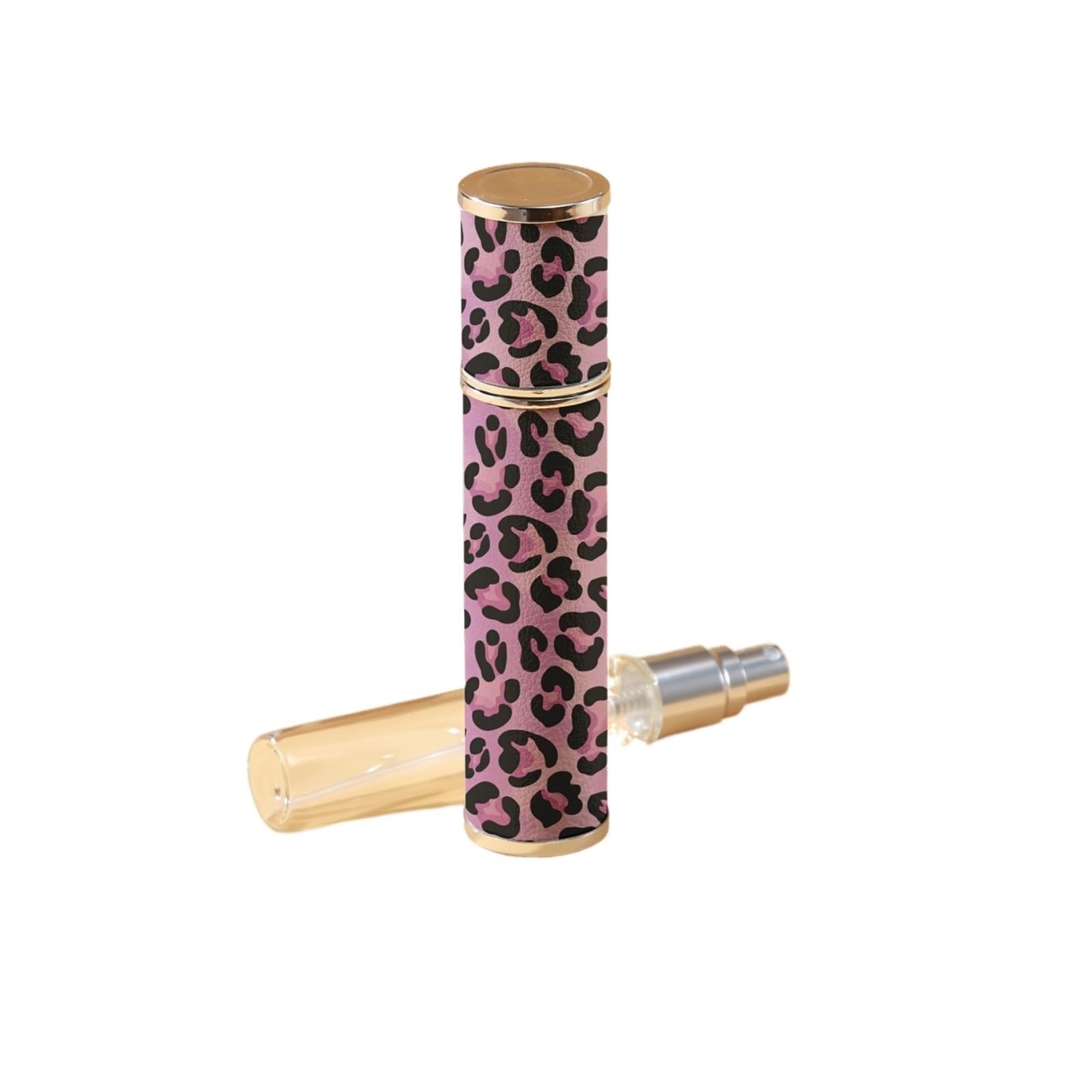 Flacone di profumo in pelle Bottiglia di profumo in pelle con motivo retrò da 10 ml