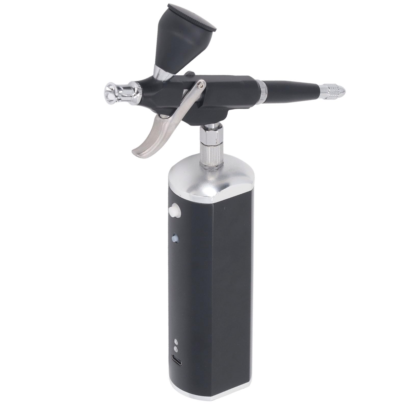 Pistola per aerografo a batteria, ugello da 0,3 mm, pressione 30 PSI, batteria ricaricabile, design ergonomico per nail art, trucco, pittura, artigianato, ritocco