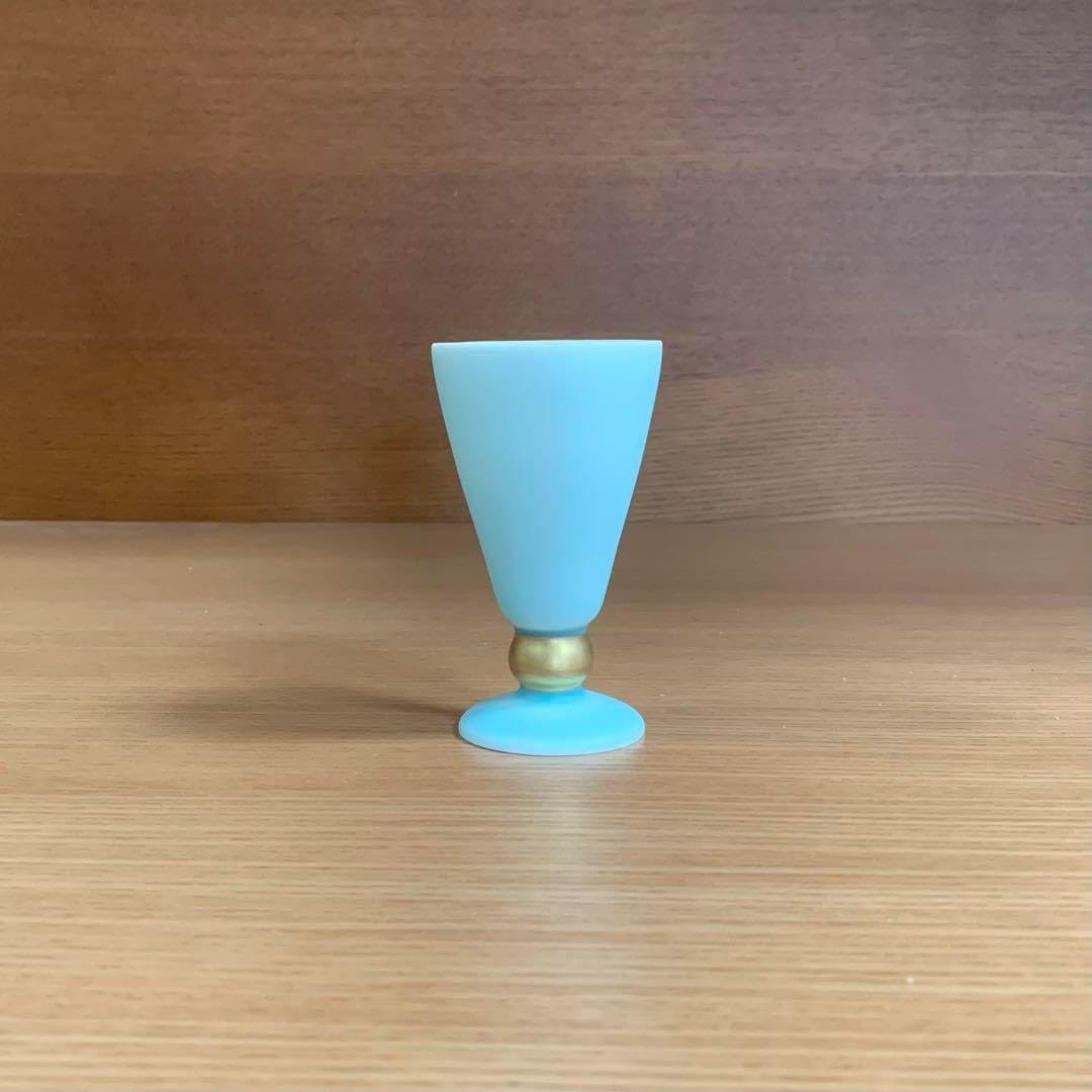 伊万里焼 畑萬陶苑 モイスト 青磁 金彩 冷酒杯☆