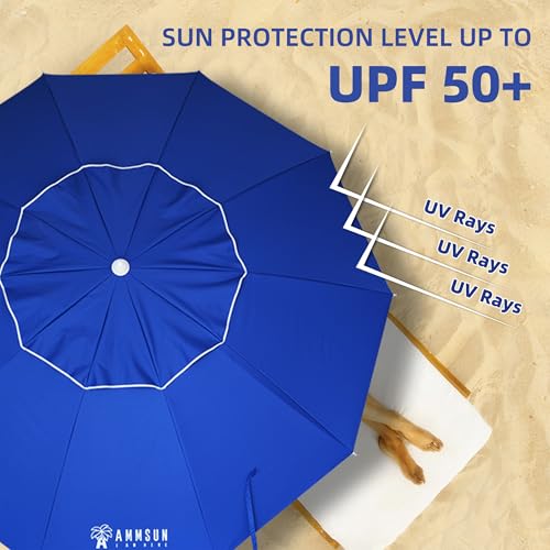 Ammsun 71003 8 Feet Large Beach Umbrella thumb #1