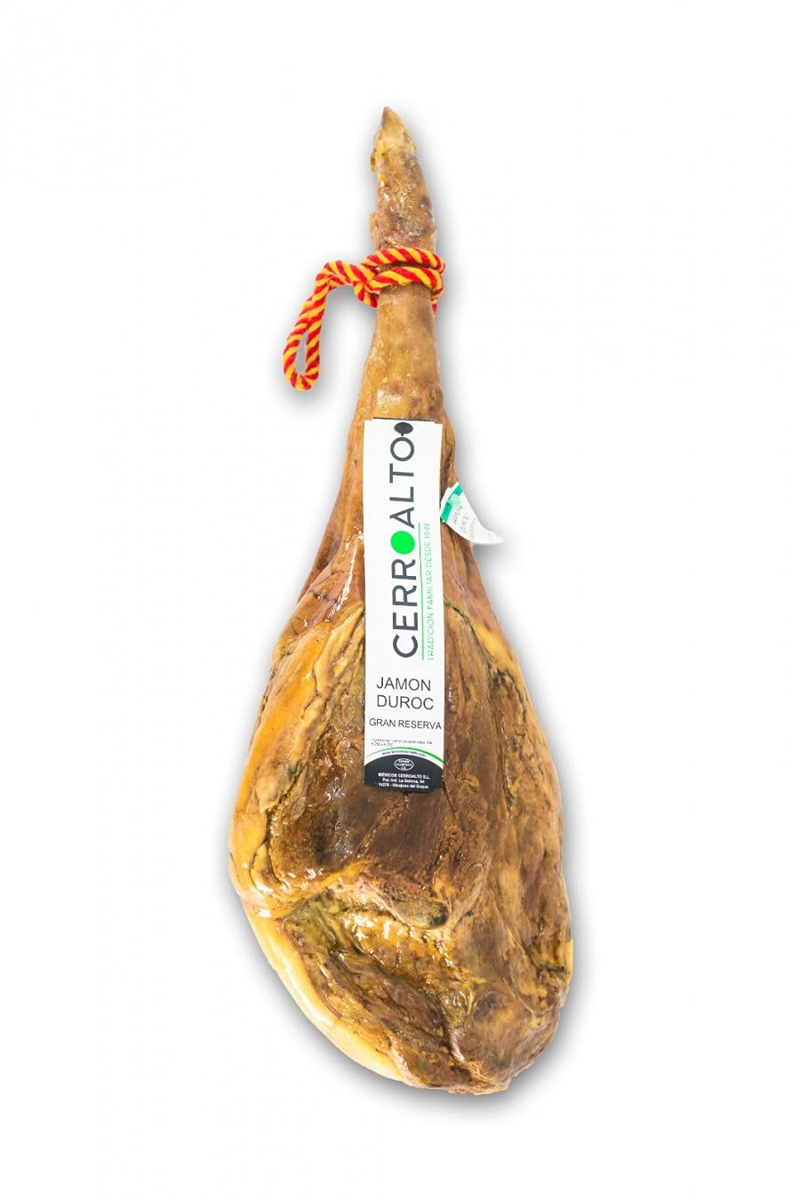 CERROALTO | Jamón DUROC Gran Reserva | Peso de 7,5 a 8 kilos | Curación + de 20 meses