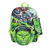 Marvel The Hulk 5-Piece Backpack & Lunchbox Set
