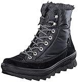 Cierre: Cordones Legero Novara Gore-Tex Botas con Forro cálido, Nieve Mujer, Negro (Negro Kombi 02), 38.5 EU