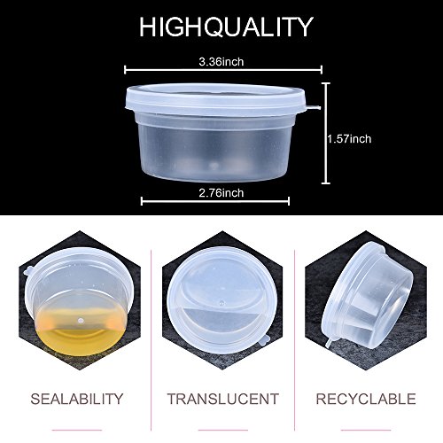 Kulannder KD-SSC16 16 Pack 4.5 Oz Slime Storage Containers thumb #1
