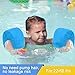 Kid Toddler Swim Vest Life Jacket Vest Kid Floaties Vest TEWENE Boating Vest with Adjustable Chest Strap and Storage Bag Suitable for 22-66 lbs/Beach/Pool/Ocean (Blue Starfish)