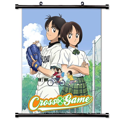 昔のアニメポスターやゲームのポスターまとめ売り Amazon｜クロスゲーム アニメ 布製 壁掛けスクロールポスター (32x41