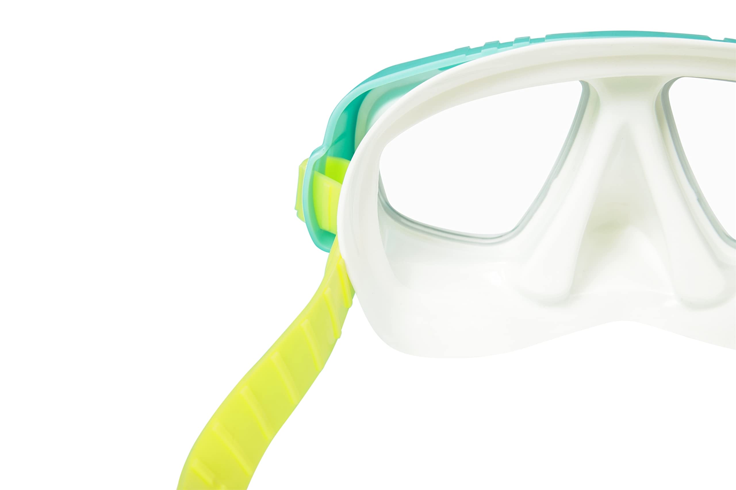 BESTWAY - Maska do nurkowania Lil' Caymen - Akcesorium do nurkowania - 22011N - Losowy model - 3 lata i 6 lat - Poliwęglan - 17 cm - Dziecko - Snorkeling - Artykuł sportowy