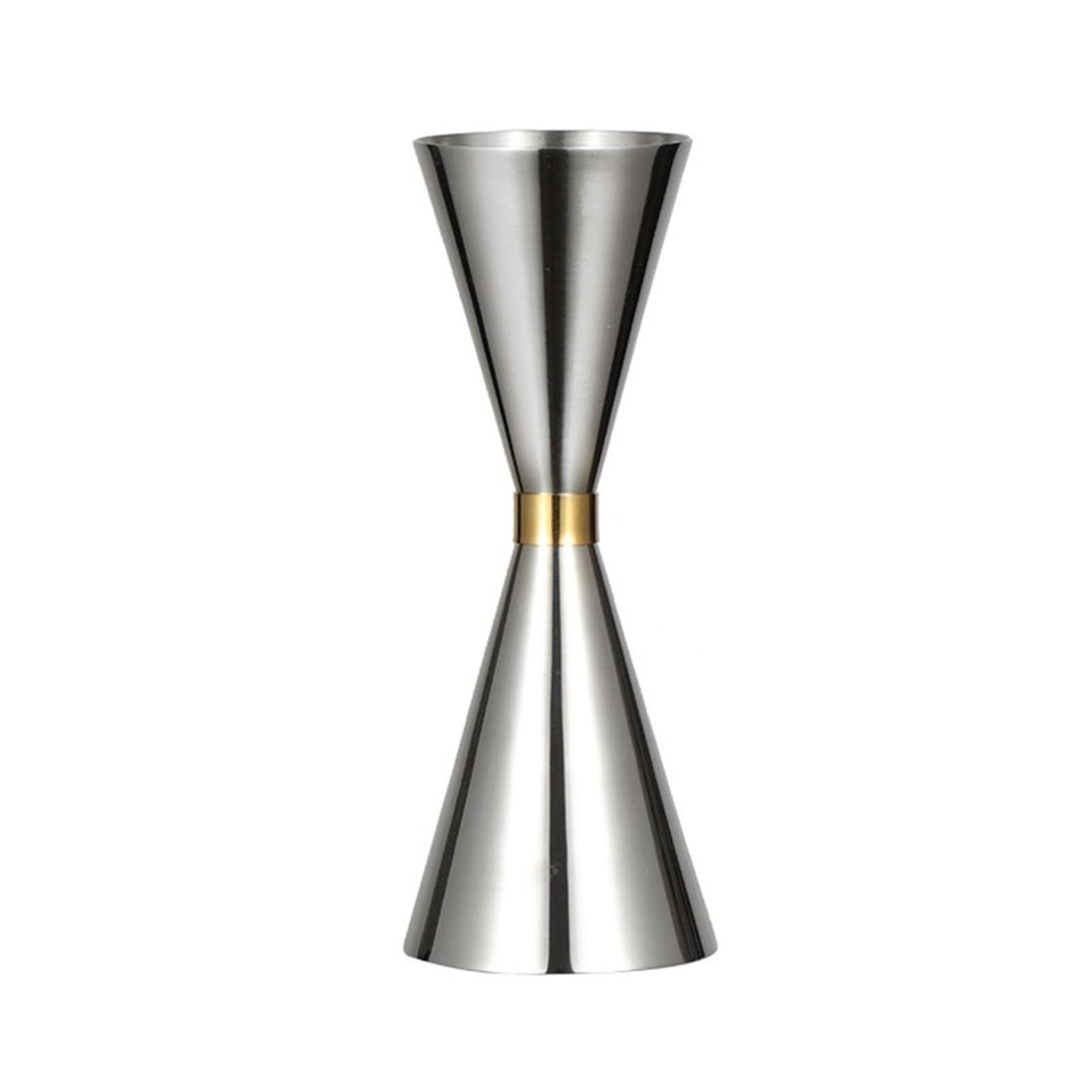 Doseur de bar à cocktail en acier inoxydable - Double shot - Doseur de boisson - Accessoire de bar de cuisine (60-90 ml)