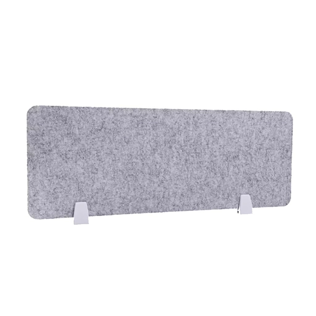 LWJSOCP Desk Privacy Divider, Desk Privacy Panel Acoustic Freestanding Desk Divider Desk Partition Noise Reducing Lightweight With Support Feet For Table(Gray-C,30X80CM)