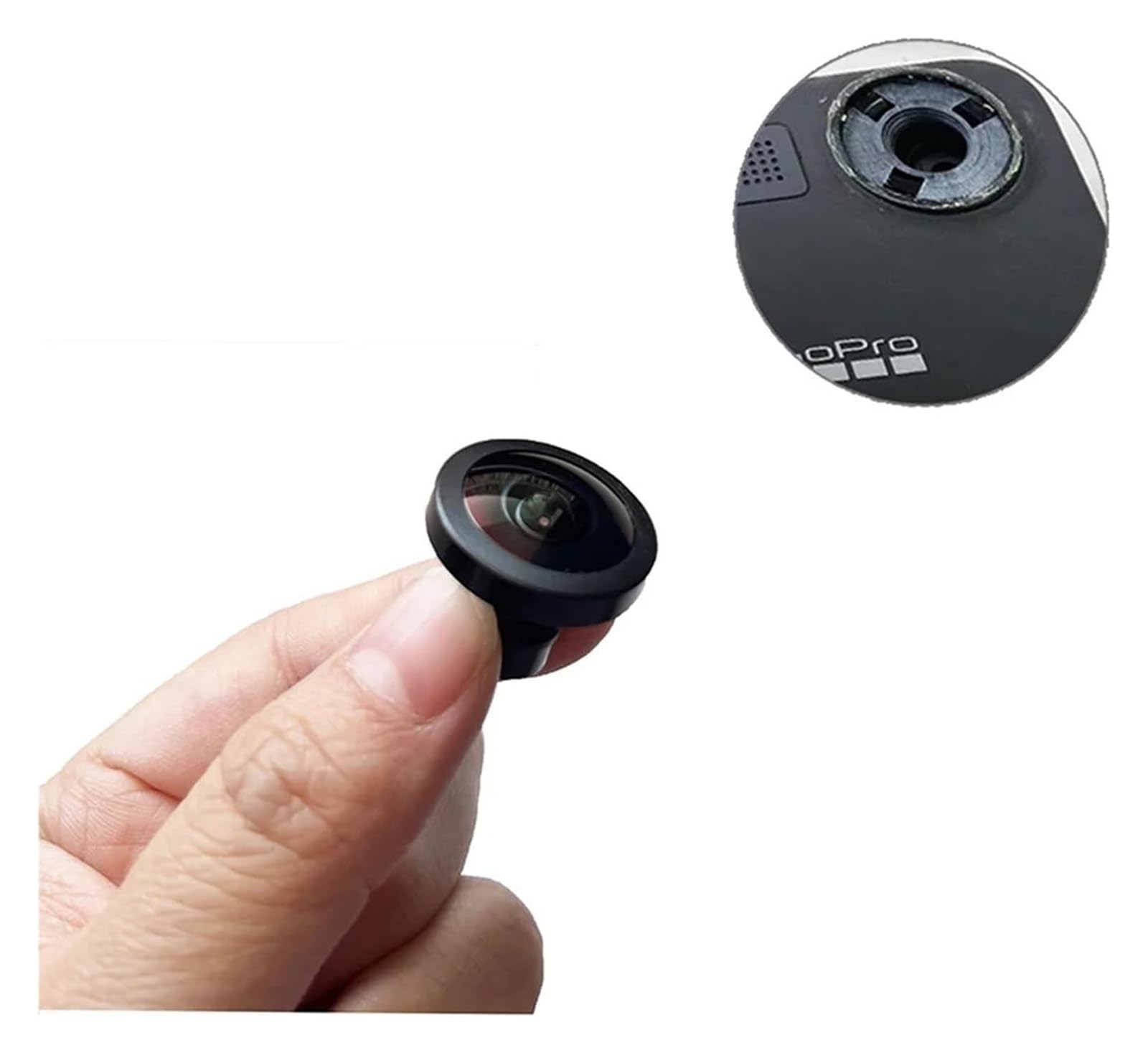 Obiettivo Fisheye sostitutivo, componenti integrati della fotocamera digitale Max 360 | Compatibile con GoPro(2pcs)