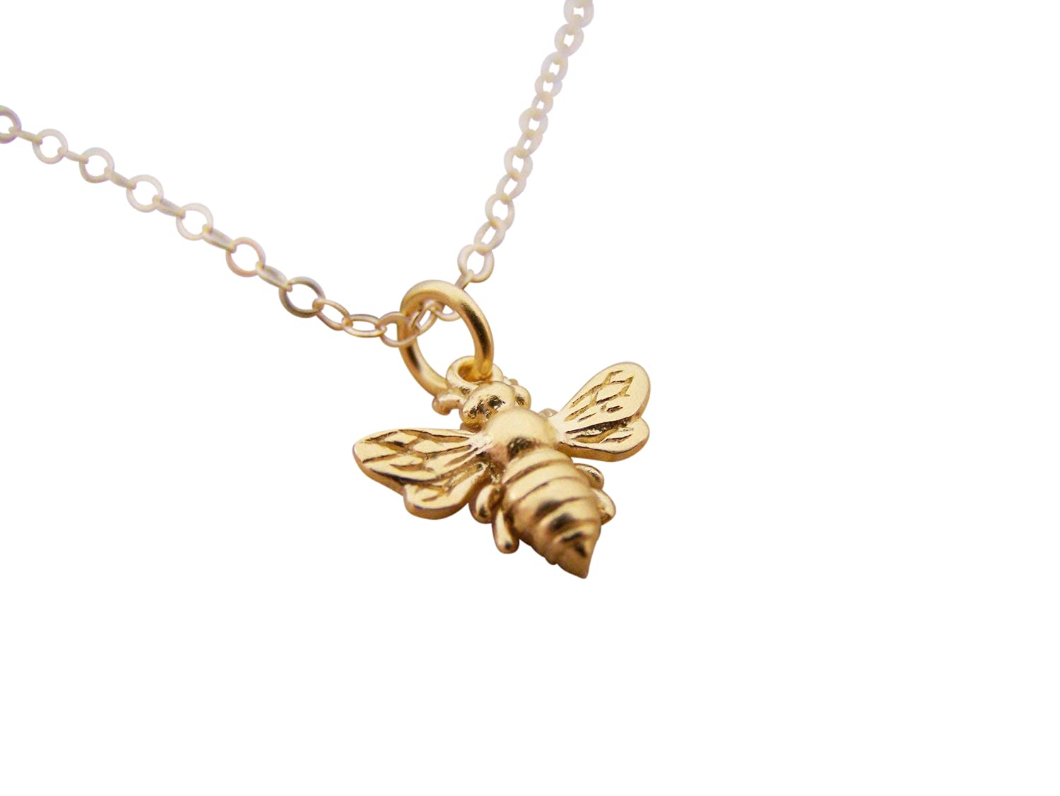 Gold Filled Bee Necklace