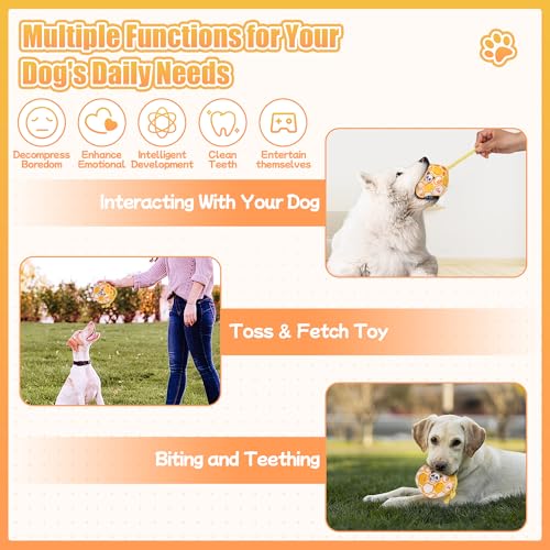 Juguete mordible sonoro para perros pequeños 4 pulg miniatura 6