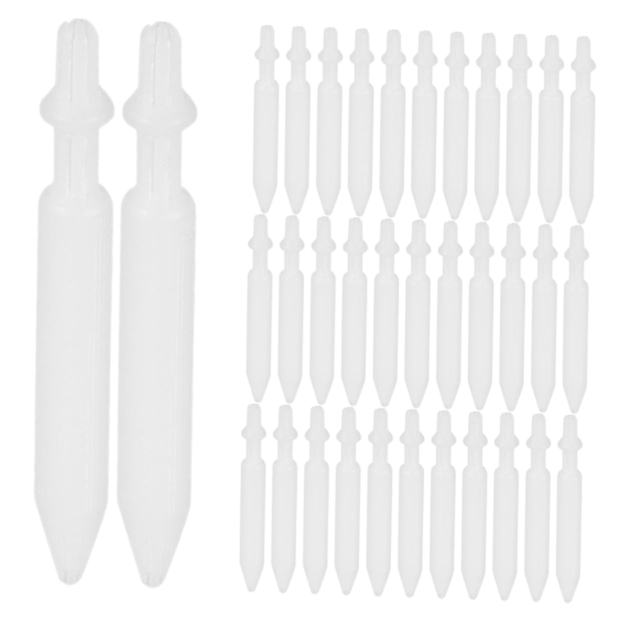 HOMSFOU Exquisite Design Nylon Marker Pen Nibs 50pcs Replacement Tips for Universal Paint Pens