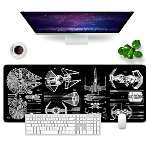 Alfombrilla de ratón grande para gaming en negro, alfombrilla de escritorio 80x30 cm XL, alfombrilla para teclado de PC, alfombrilla para escritorio (Alfombrilla -6) | Ya disponible en tu tienda friki favorita! En mundofriki.es! Alfombrilla de ratón grande para gaming en negro, alfombrilla de escritorio 80x30 cm XL, alfombrilla para teclado de PC, alfombrilla para escritorio (Alfombrilla -6) | Ya disponible en tu tienda friki favorita! En mundofriki.es!