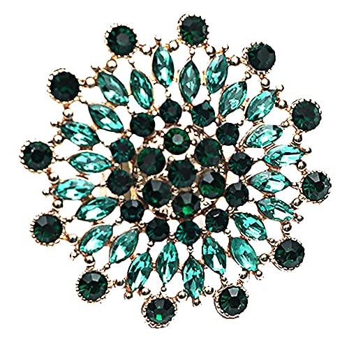 Exaggerated CZ Sunflower Flower Promise Ring for Women Girls Gold Plated Boho Expandable Adjustable Cubir Zirconia Cluster Open Wrap Engagement Rings Comfort Fit Elegant Wedding Birthday Christmas Jewelry Gift