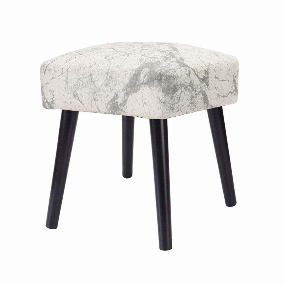 Chaise en lin de coton blanc et bois massif haut de gamme