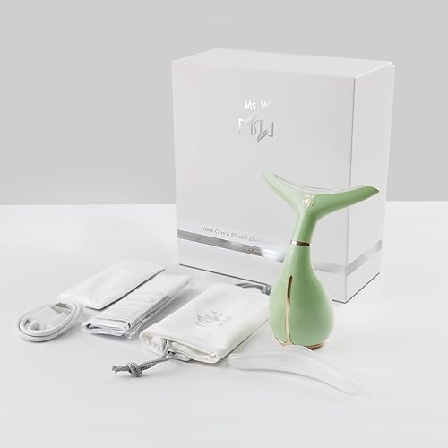 Miniatura 8 de MsW Masajeador facial para mujer masajeador facial portátil para el cuidado de la piel kit de masaje facial eléctrico con calor de 45  410F y 3