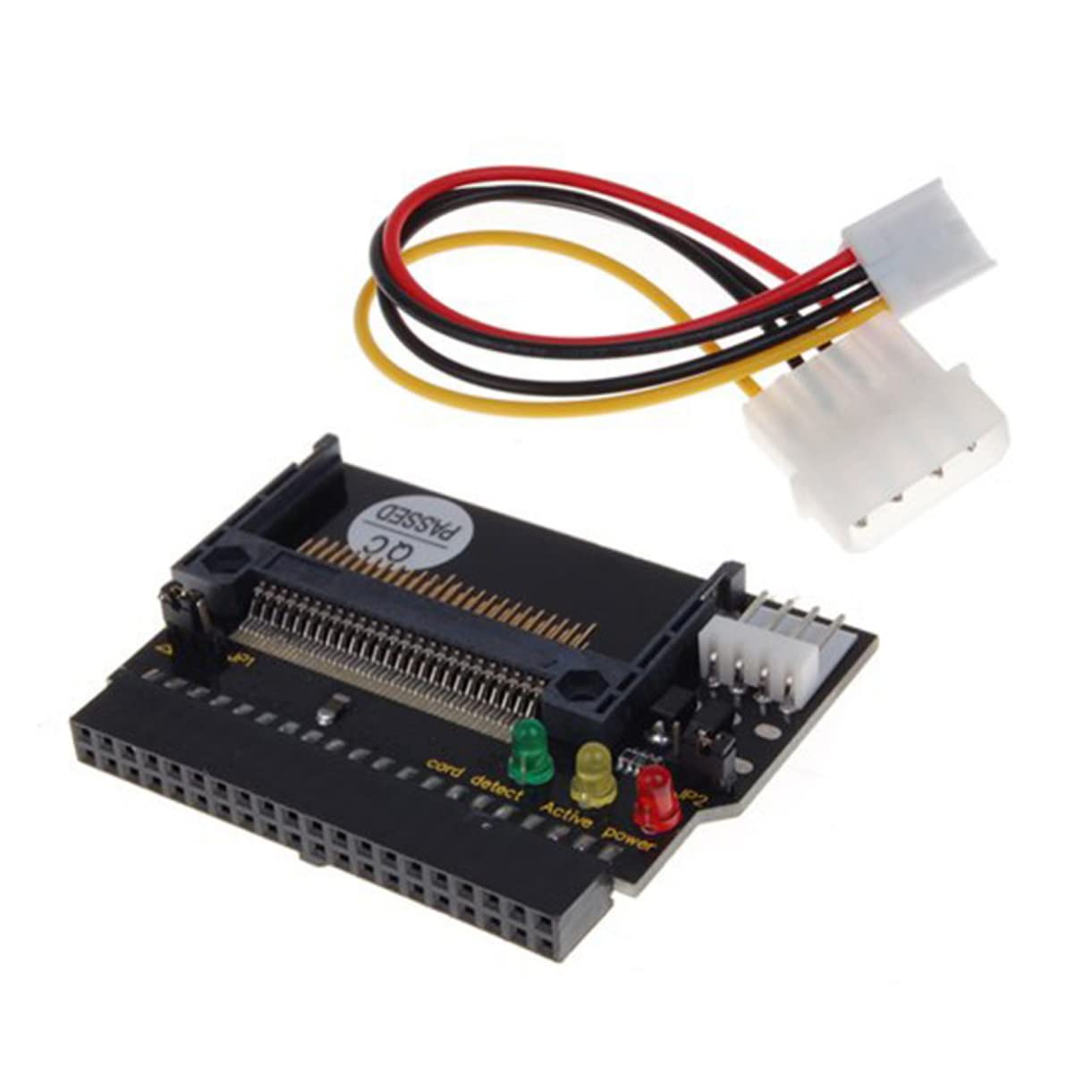 Adaptateur IDE vers Compact Flash CF II avec LED, Noir