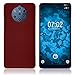 Produktbild PhoneNatic Case kompatibel mit Nokia 9 PureView - Hülle rot gummiert Hard-case + 2 Schutzfolien