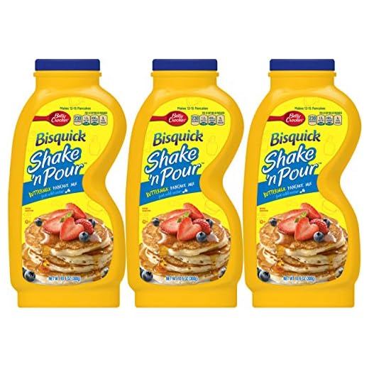 Bisquick Shake 'n Pour Buttermilk Pancake Mix (Pack of 3) 10.6 oz Bottles