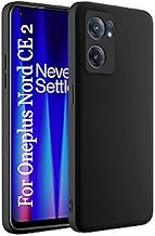 Winble Silicone Back Cover for OnePlus Nord CE 2 5G - Soft Silicon Protective Case (Black)