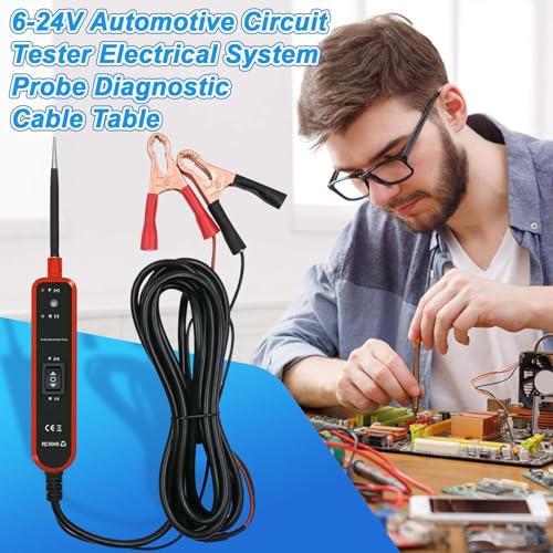 Pluma de prueba de circuito automotriz para localizar cortocircuitos y fallos de corriente 6