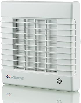 VENTS-US Axial Exhaust Fan with Automatic Shutters - Through-the-wall or Wall mount application, Corrosion and UV resistant, vibration free operation, great for bathrooms