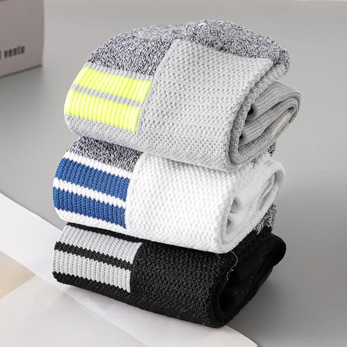 6 Pcak Athletic Socks Women Men Running Ankle Socks Low Cut Compression Moisture Wicking Size M/L2