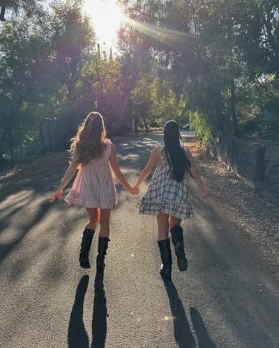 Image of Women Y2K Tie Shoulder Mini Dress Bow Babydoll Ruffle Short Dress Summer Boho Floral Flowy Beach Sundress