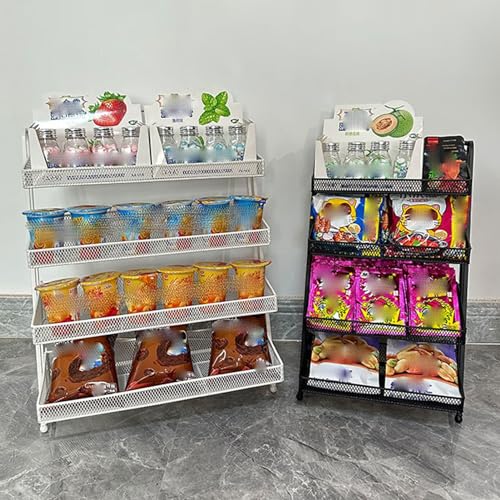 Présentoir à Snacks pour comptoir, étagère Amovible pour Bonbons/Chips, présentoir à Snacks pour comptoir, Fournitures pour Stands de Concession (Couleur...
