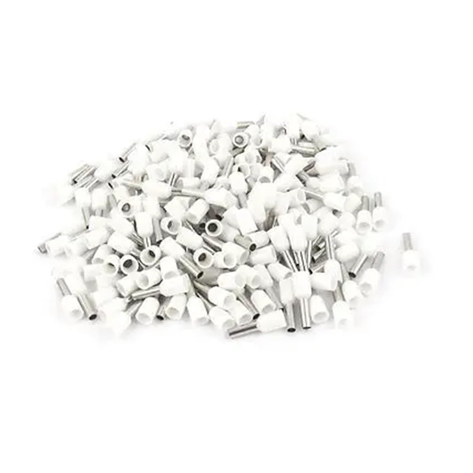 Bylsagwht One Color 200 Pcs Wire Crimp Connector Terminal Insulated Ferrule White E2508 14Awg 2.5Mm2