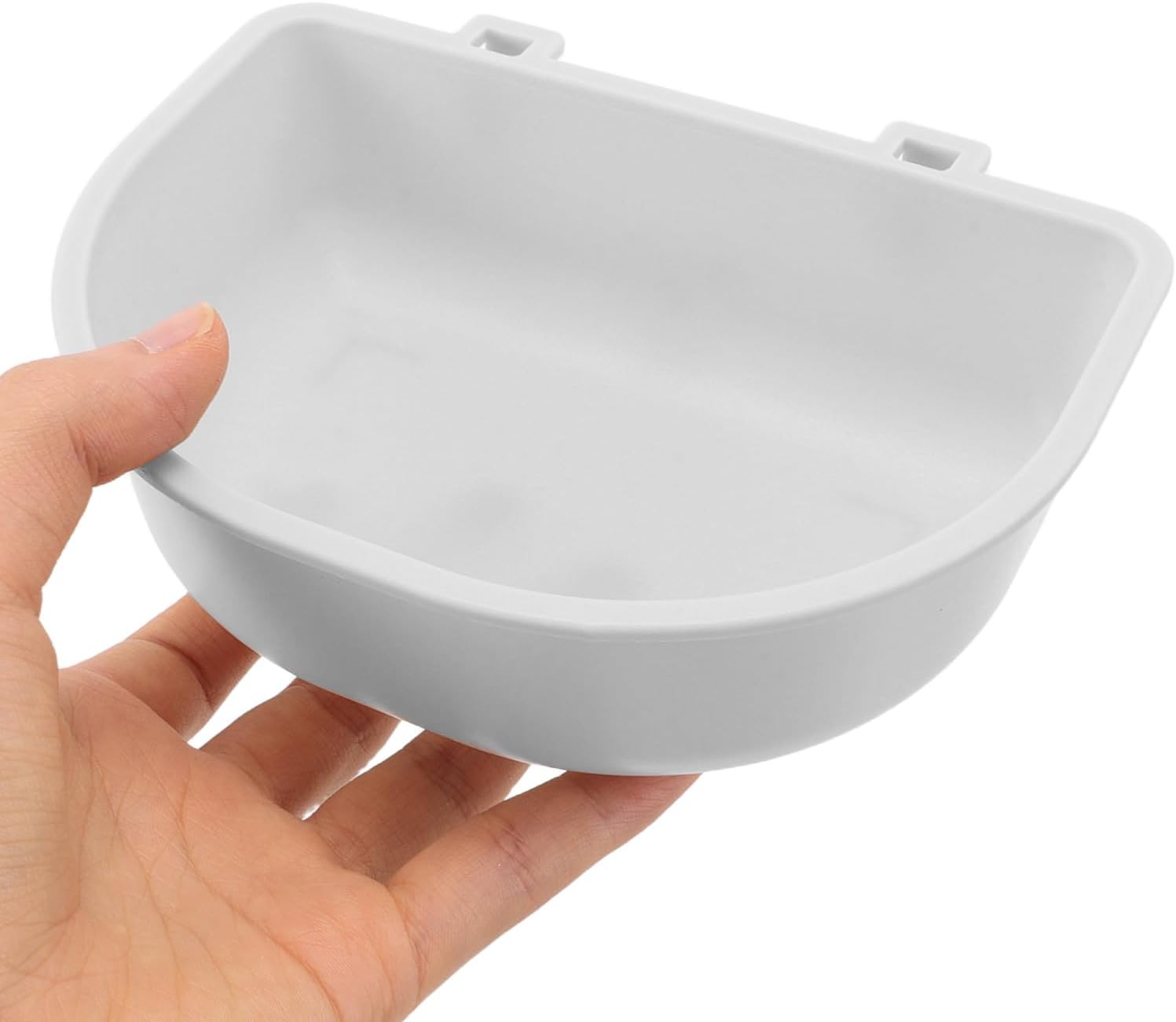 UPKOCH 15pcs Kennel Water Bowl: Pet Kennel Hanging Food Water Feeder Bowl Cage Coop Cup for Puppy Medium Dog Cat Rabbit Ferret Bird Grey