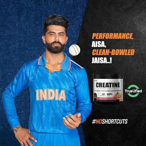 Image of Asitis Nutrition Atom Creatine Monohydrate Powder 100 grams - 32 Servings | Dope Free | Enhances Performance | Promotes Muscle Gains | Guava Chilli Flavour