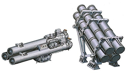 Tubes Lance-Torpilles Fine Molds 1/700 et Missiles Navals pour Maquette