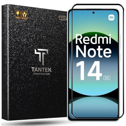 Image of TitanGuard Tempered Glass Screen Protector Guard for Redmi Note 14 / Note 14 SE 5G - 9H Hardness, Anti-Static, Easy Installation Kit - 1 PACK