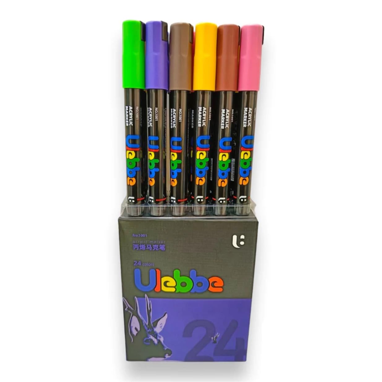 Chrome 24 Color Acrylic Marker Set